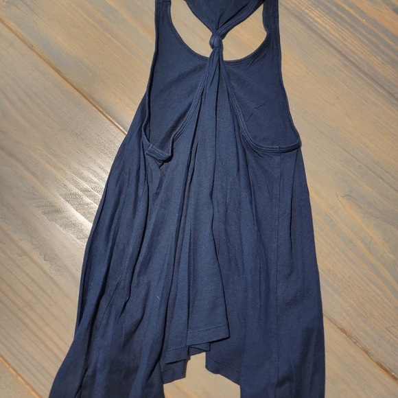 GAP Kids Navy Knotted Ba Racerback Tee - Picture 9 of 10